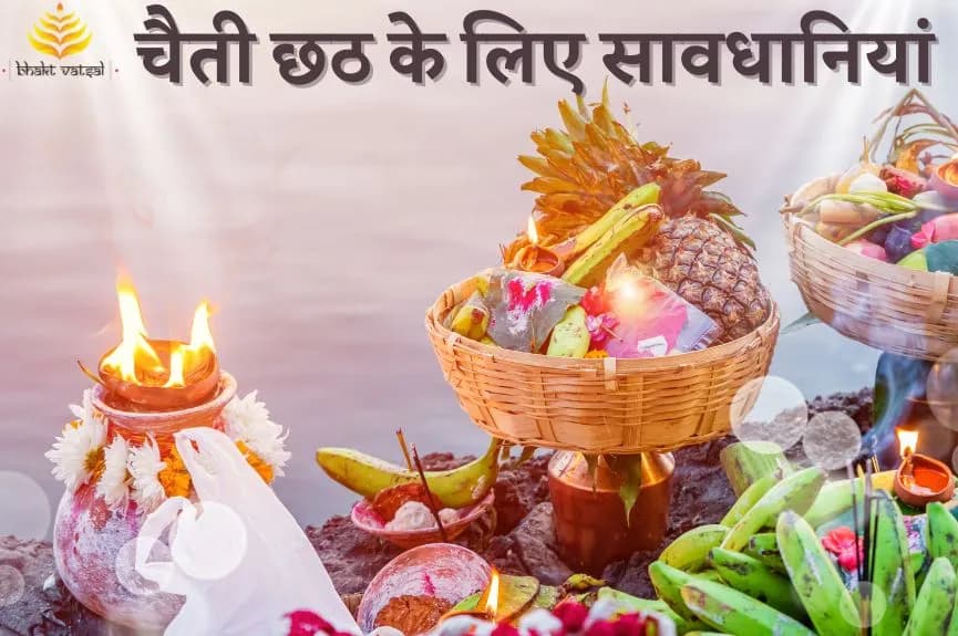 चैती छठ के लिए सावधानियां