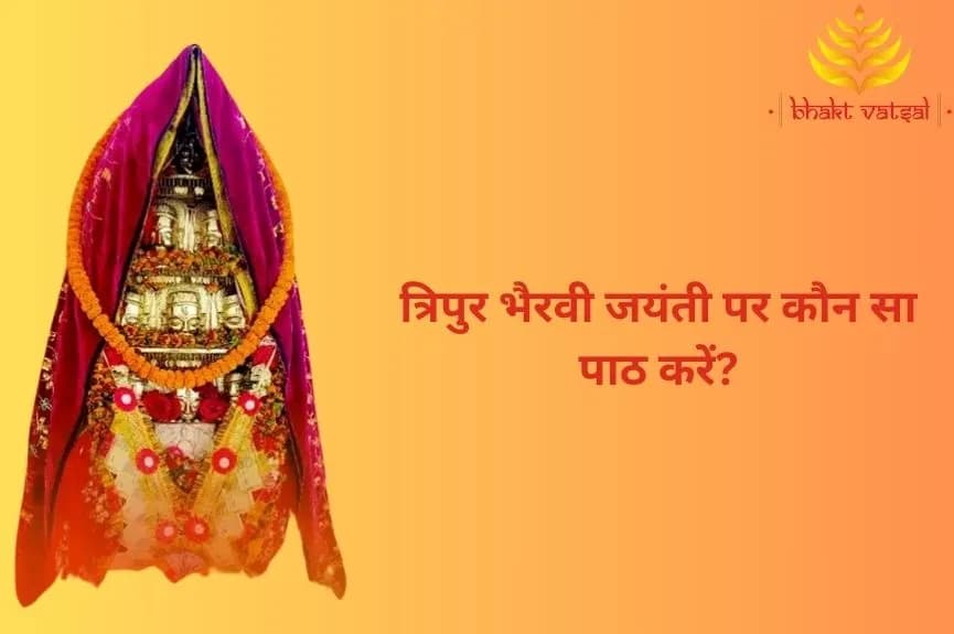 त्रिपुर भैरवी जयंती पर कौन सा पाठ करें?