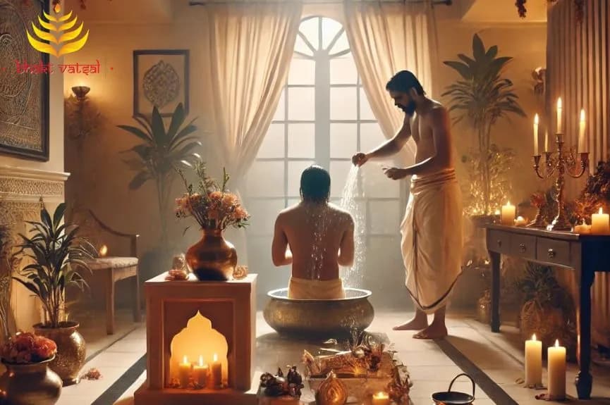 घर में ऐसे करें शाही स्नान