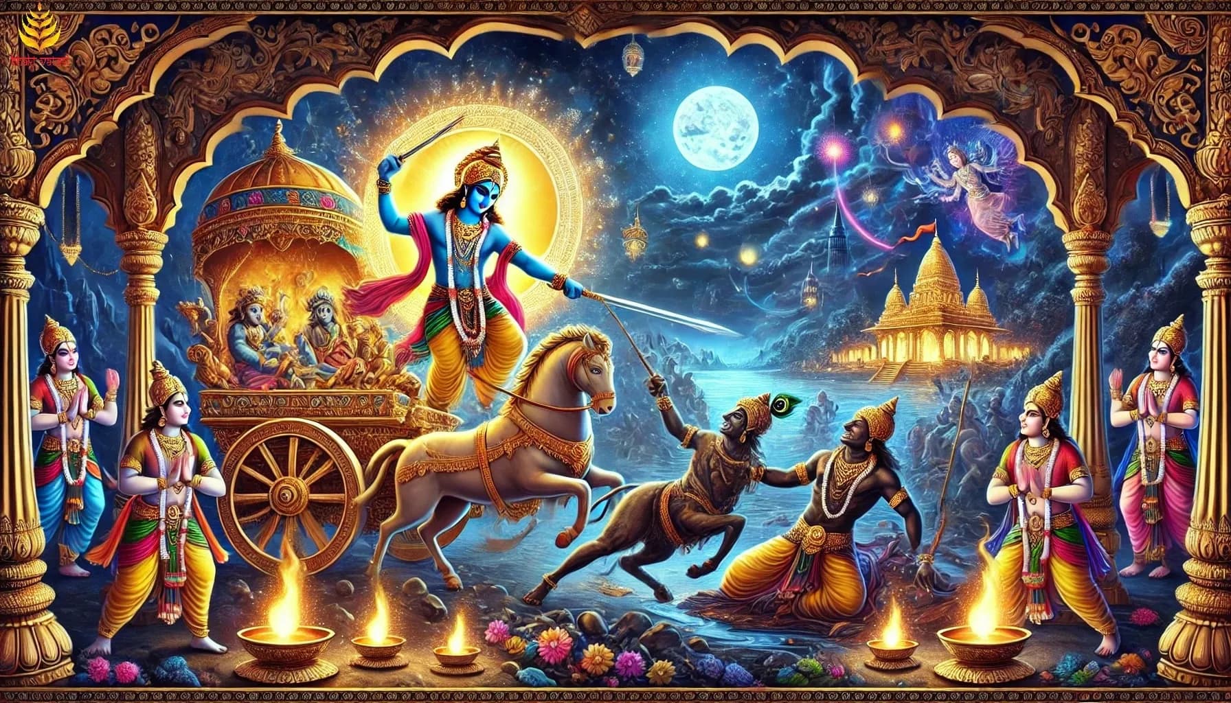 नरक चतुर्दशी की कथा (Narak Chaturdashi ki Katha)