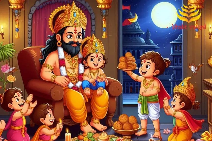दशहरे के दिन छोटे बच्चों को क्यों है उपहार देने की परंपरा, पढ़िए राजा बलि की कथा
